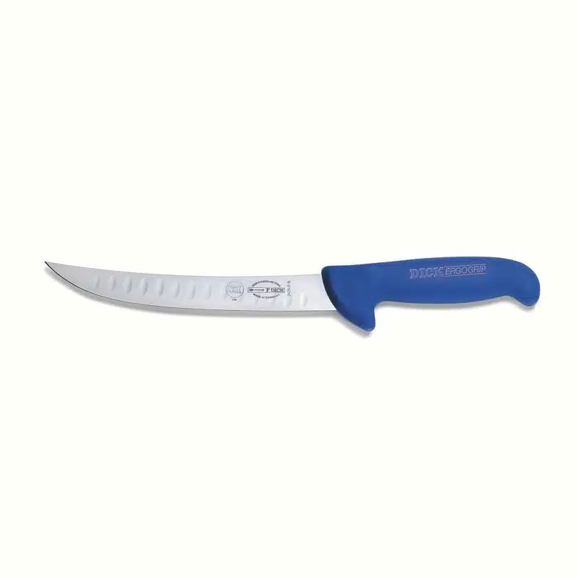 Cutit de feliat curbat cu alveole 21cm DICK